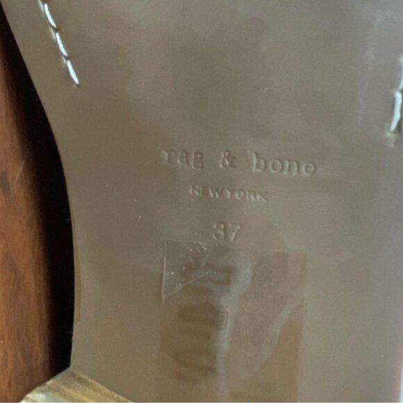 Rag & Bone White Sid Loafer Dress Shoe Women 37 EU - Picture 7 of 8